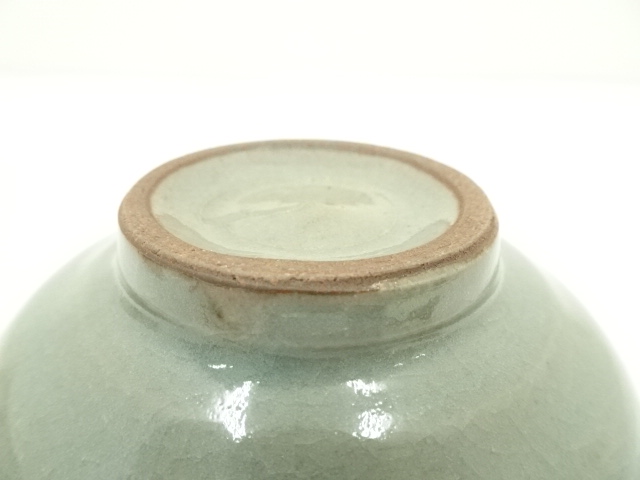 道具 ] - 道具 京焼 妙見窯造 青磁逆象嵌桜絵茶碗（共箱） | ネット